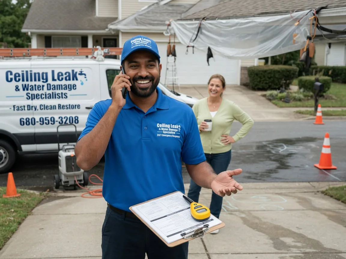 Ceiling Leak Cleanup Navajo, NM FAQs